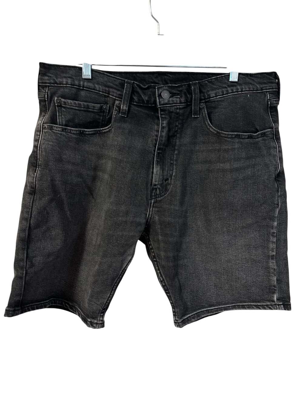 Levi's 412 Size 36 Black Denim Shorts